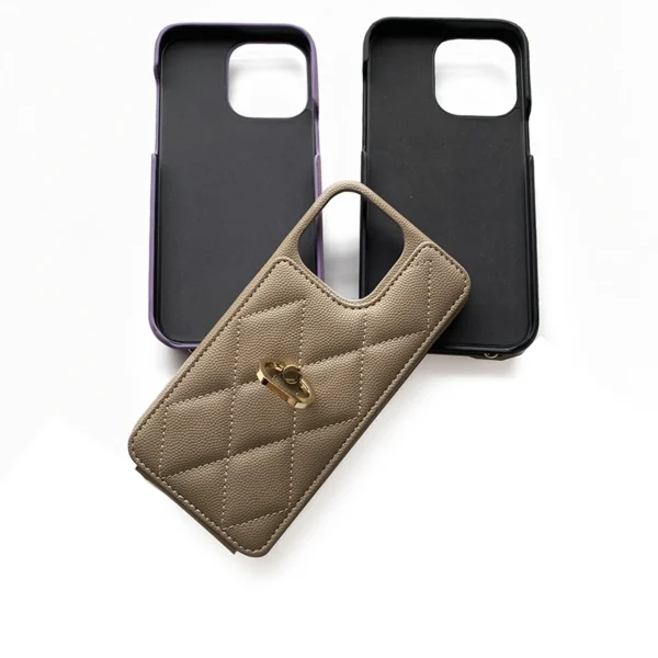 A Phone Case With Card Holder Ring Holder