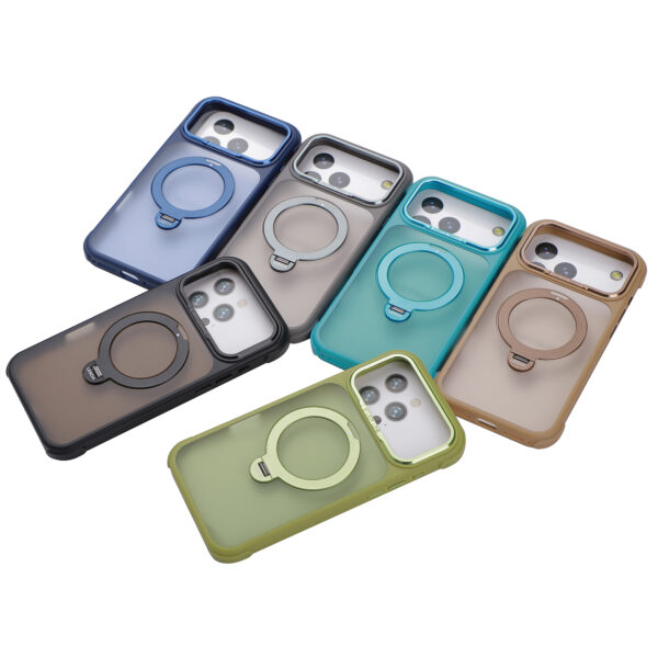 Skin-feel stand magnetic case